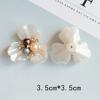 1 Pcs Pearl  Daisy Flower Plate Torus Alloy Accessories Diy Handmade Jewelry