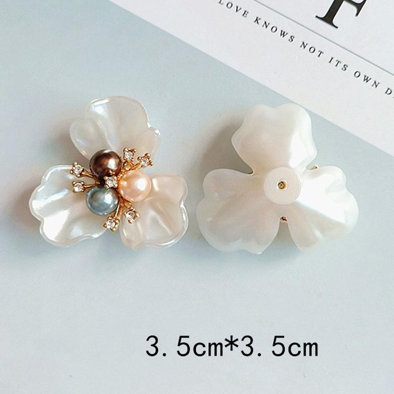 1 Pcs Pearl Daisy Flower Plate Torus Alloy Accessories Diy Handmade Jewelry