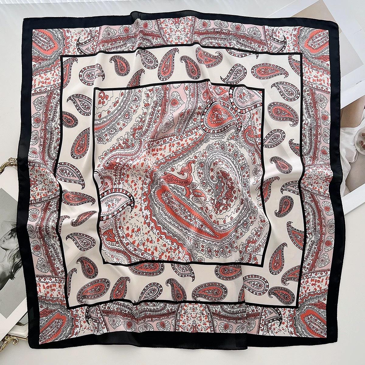 

Collection Cashew Silk Scarf Women S 70 Small Square Scarf Fashion Versatile Scarf Premium Printing Decoration