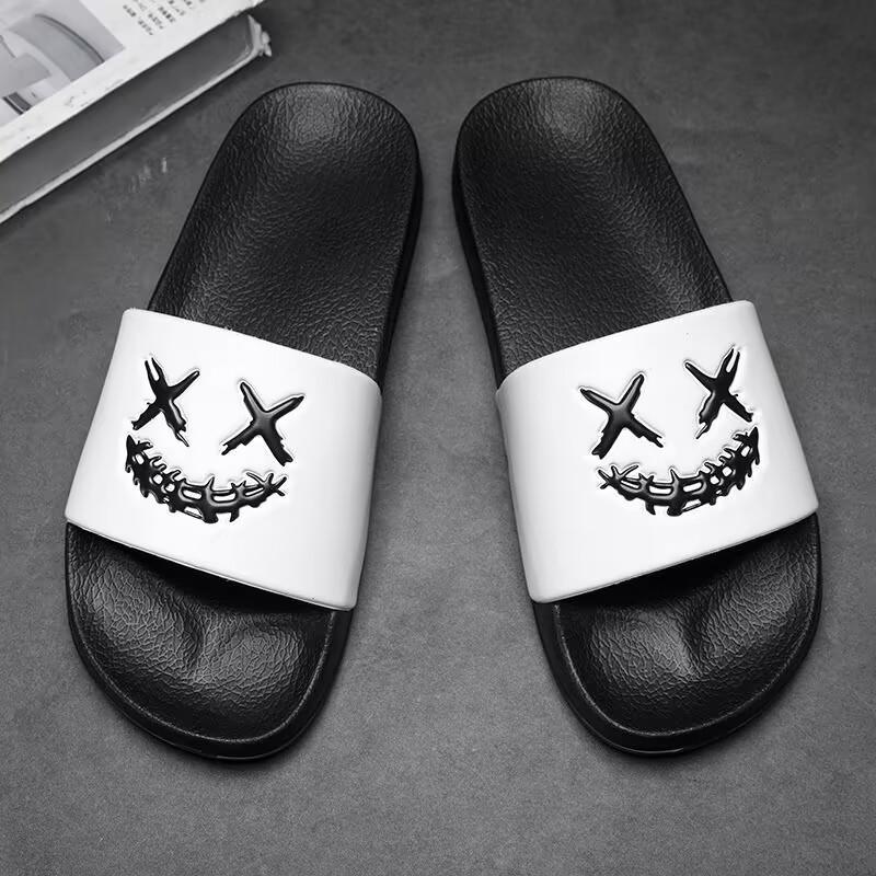 Summer Men Slippers Indoor Outdoor Casual Non-slip Beach Shoes For Women Breathable Home-based Shoe Large Size36-48