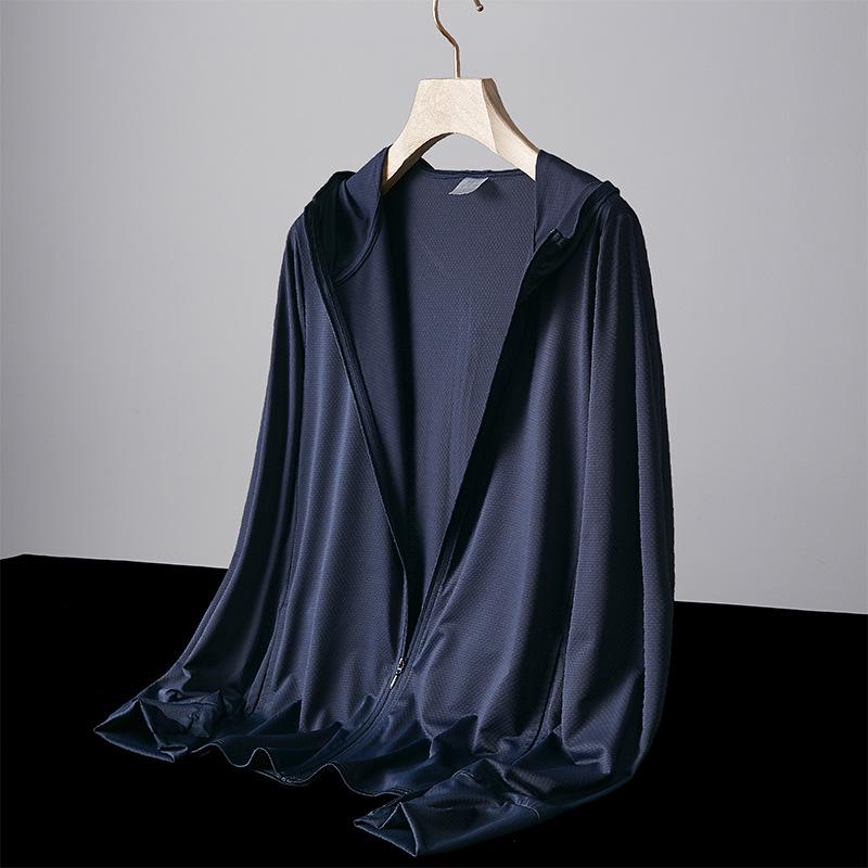 Unisex Sommer Kapuzen-UV-Schutz Strickjacke