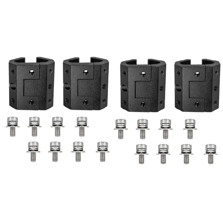 

Tool Box Rail Mounting Clamp Allowing Custom Accessory Attachment with Quality Metal Hardware for Long Term Performances чёрный