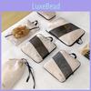 Travel Dream Sixpiece Lattice Storage Bag With Waterresistant Polyester For Packing And Organization