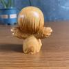 Cypress Wood Carved Angel Girl Ornament – Shui Bingyue Desktop Creative Figure