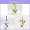 Schnee-Terrier Weicher Plüschtaschenhaken Tieranhänger Trendiges Mädchenaccessoire Geschenk