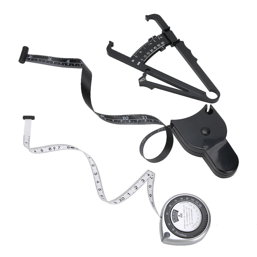 Body Fat Tester Retractable Waist Measuring Tape BMI Measuring Tool Weight Loss Caliper