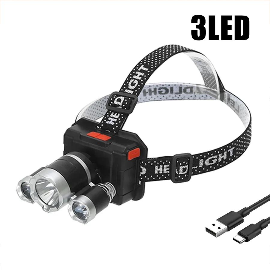 

Ultra Bright High-power LED Headlights Emergency Lighting Flashlights Long-range Outdoor Night Fishing Hunting Fish Head Lights