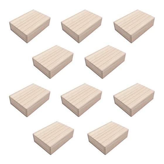 Senito Shuin Small Paulownia Box Full Paulownia Box Mini Size Set of 10 (Perfect for storing and storing small accessories and parts)