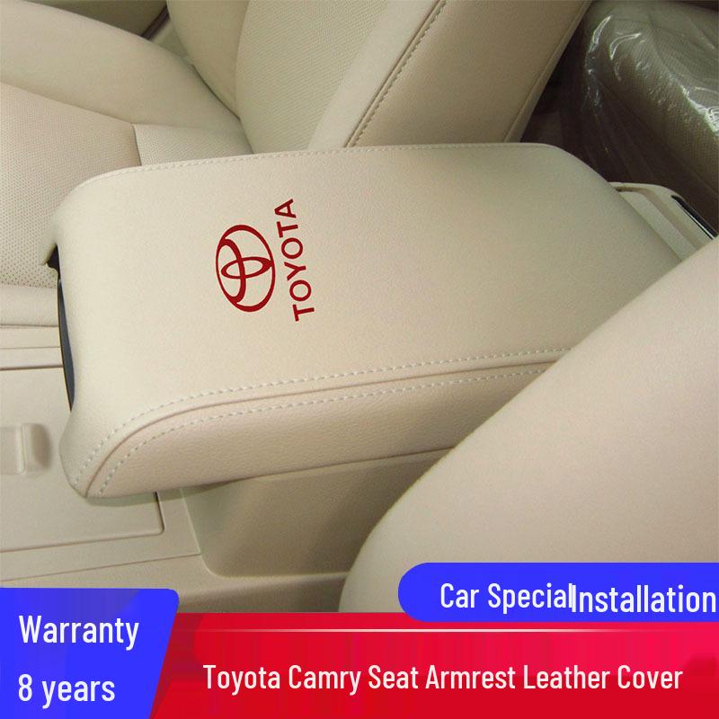 Leather Handbrake Cover for 12-16 Camry 7th Gen Console