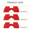 A1A2 6Pcs Scooter Front Fork Damping Rubber Pad Vibration Damper Easy to Install