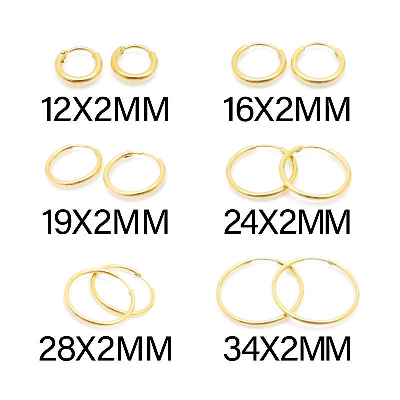 

Men s and Women s Hand-Polished 304 Stainless Steel Round Wire Ear Cuffs and Studs