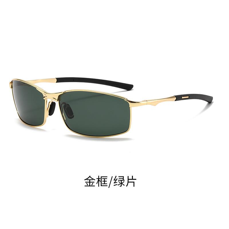 Day And Night Polarized Light Color-Changing Sunglasses Outdoor Sports Cycling Glasses Small Frame Metal Men'S Sunglasses Night Vision Glasses