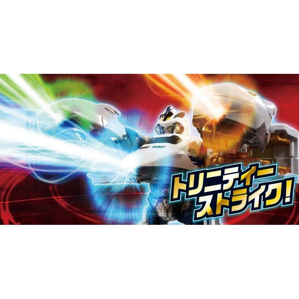Plarail Shinkansen deformation robot Shinkalion DXS10 Shinkalion Trinity 3-car combination set