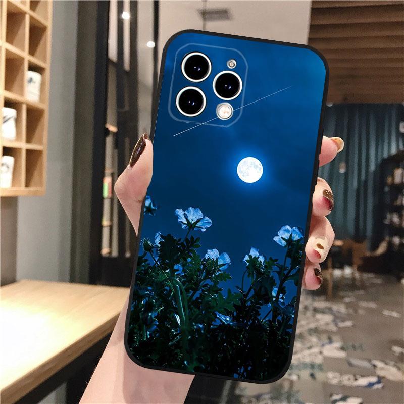 Forest Night Butterfly Tree Moon Phone Case For Iphone 15 14 Pro Max 13 12 11 Pro Max XSMax XR 12 13 Mini 14 Plus