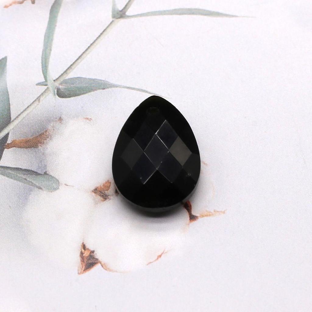 2Pcs Faceted Pendant Natural Stone Opal/Labradorite Drop-Shaped Pendant For Jewelry Making DIY Earrings Necklace Accessory