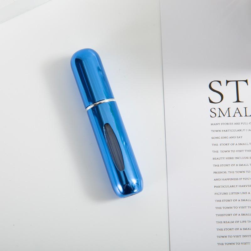 

8/5 мл распылитель для духов, портативный контейнер для жидкости для косметики, путешествия, мини-алюминиевый спрей, пустая многоразовая бутылка для спирта q-5ml