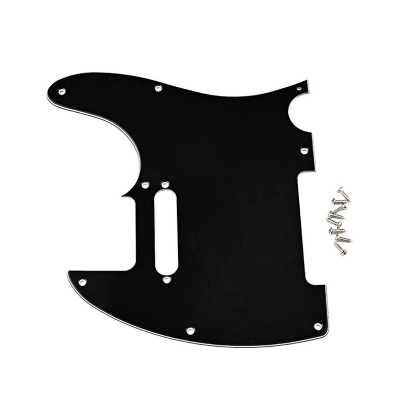 3-lagiges, durchgehend schwarzes Gitarren-Schutz-Schlagbrett, Ersatzteile für E-Gitarre
