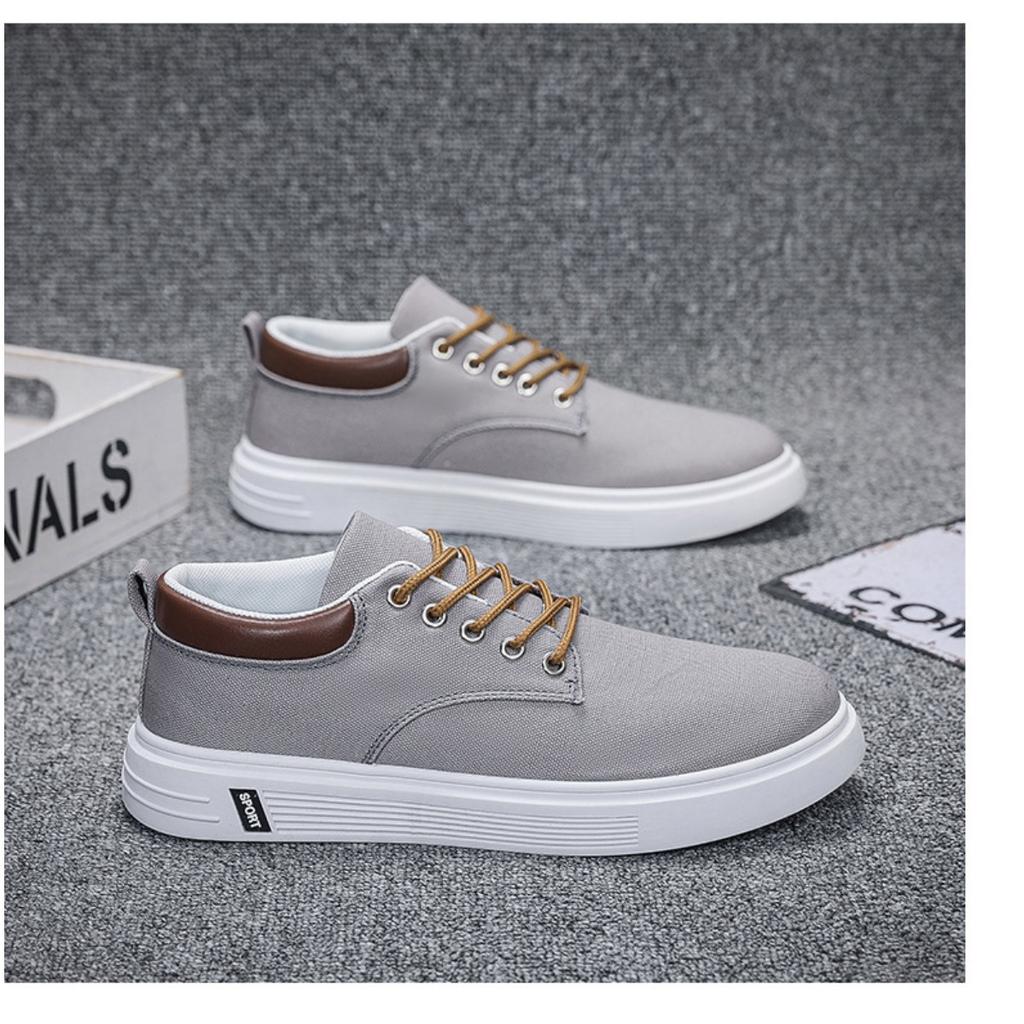 Spring New Breathable Men's Canvas Shoes, Casual Men's Shoes Student Shoes, Youth Tide Board Shoes Hong Kong Style Cloth Shoes