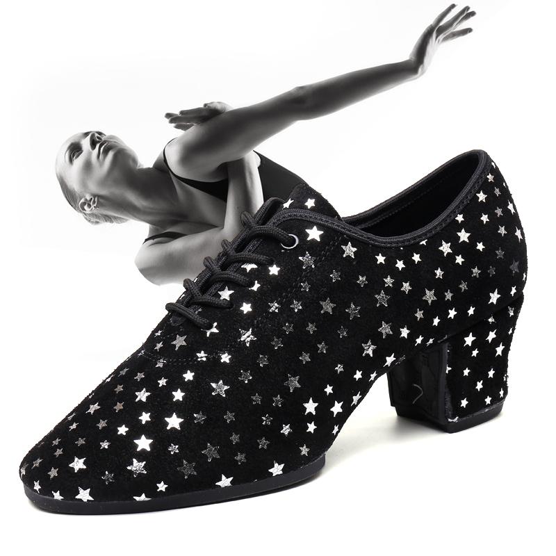 Square Dance Party Teacher Shoes Professional Dance Sports Ladies Shoes Tango Dancing Shoes