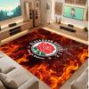 Blackburn Rovers Fußball Druck Kristall Samt Teppich, Bequem Wasserabsorbierend Rutschfest Innenboden Teppich