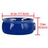 Linkidea Ceramic Shaving Soap Bowl with Wide Large Easy to Lather Wet Shave Cream Bowl for Royal Blue Non-Slip Handle, Mouth, Capacity, Ridges, Razor,