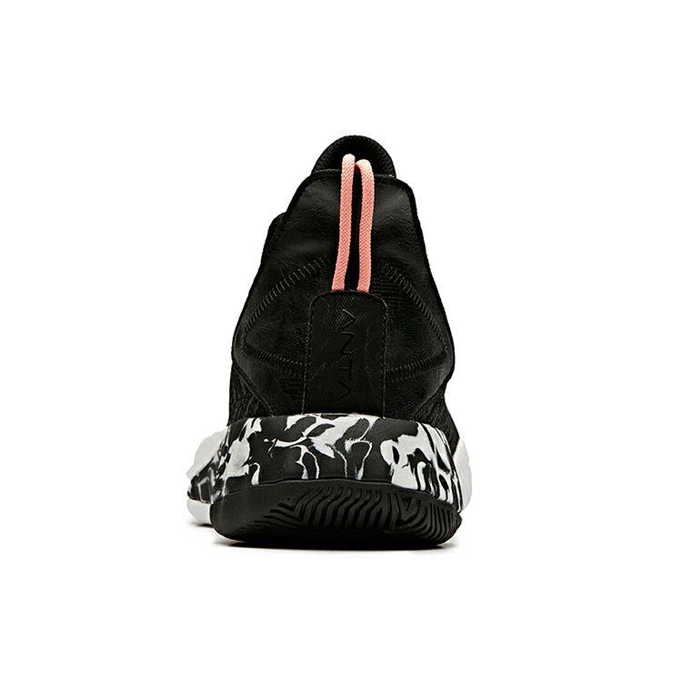 Anta Speed Battle 3 Low Basketball Shoes Men sneaker Black White 11941607-4