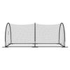 Baseball Batting Cage, 6060 x 3660 x 2500mm Freestanding Portable Batting Cage, Hitting Cages with 30-Ply Knotted HDPE & Pitching Machine Opening,