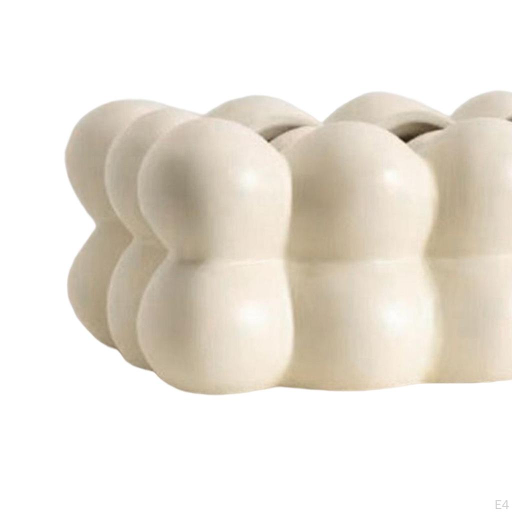 Ceramic Tissue Storage Case Napkin Holder Paper Table Towel Facial for Desktop