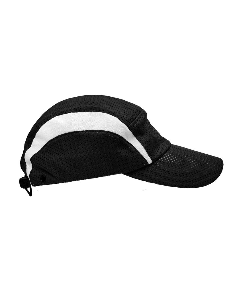 Nyuteib Track Mesh Oversized Camp Cap - Black