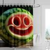 Juicy Watermelon Shower Curtain - Waterproof & Anti-Mold Fabric With Summer Fresh Pattern
