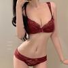 Ladies Summer Ultra Thin Sexy Lace Gathers Big Bosom Show Small Comfortable Breathable Underwear