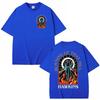 2026 Eddie Munson Demogorgon Hunter 100%cotton men's shirt Gothic Graphic summer short sleeve oversized Women fashion T-shirts