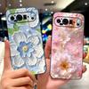 Custodia per Google Pixel 9 Pro Custodia Pixel9A Fiori Colorati Cover Dipinta Custodia Morbida in Silicone per Telefono per Google Pixel 9A Pixel9 Pro Guscio