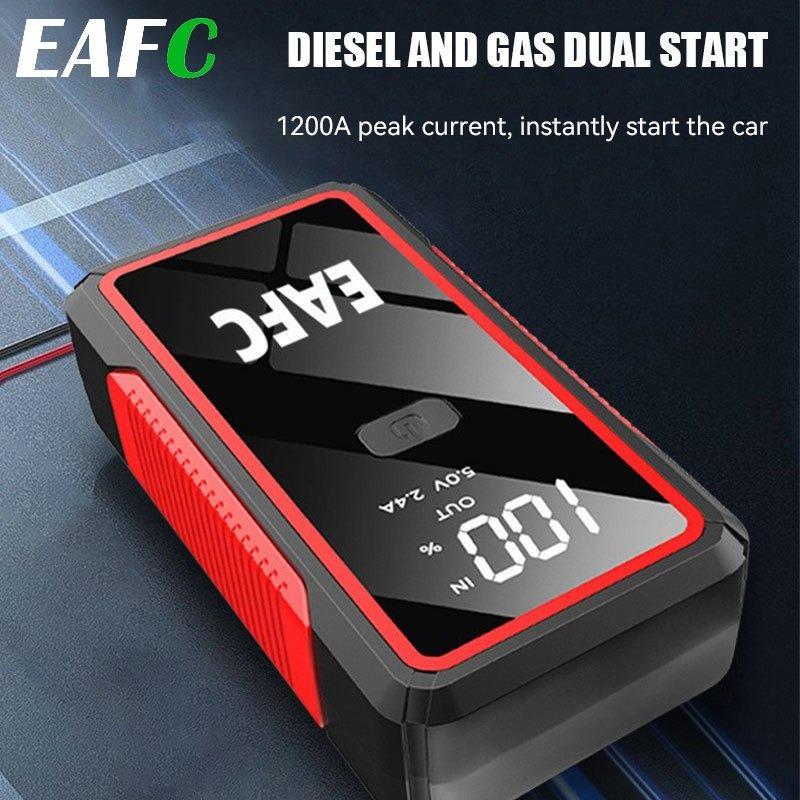 10000mah 12V Portable Charger Emergency Car Jump Starter Booster for Car Battery, Car Jump Box Device Power Bank for 6.0L Gas/4.0L Diesel Car