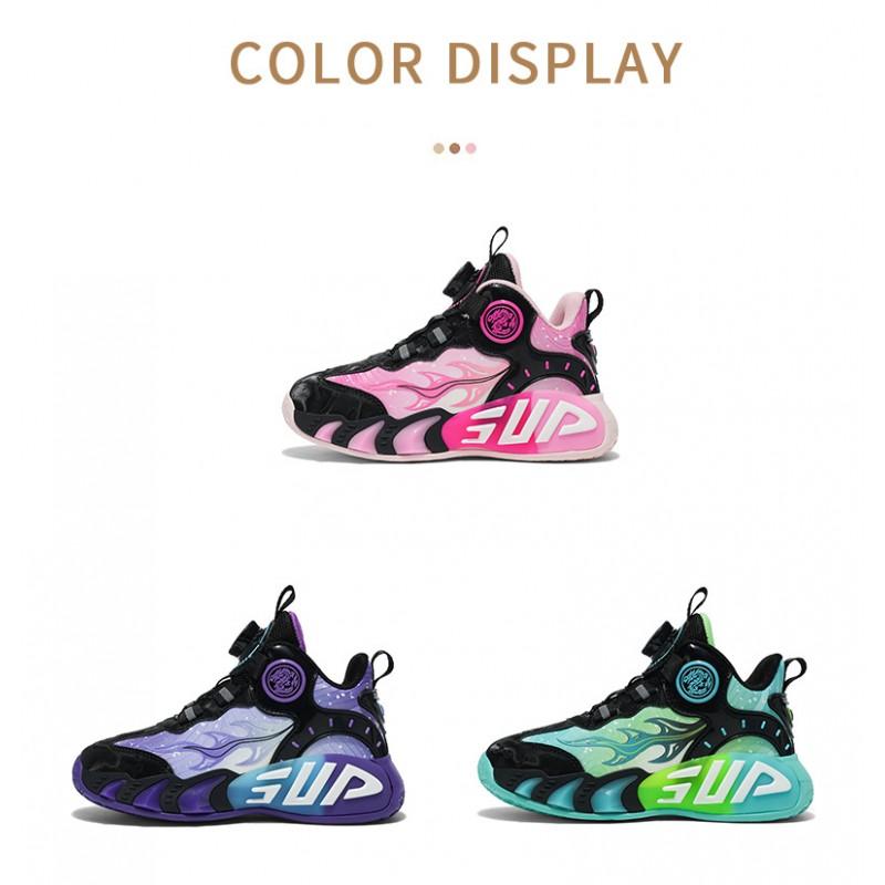 Girls Basketball Shoes Kids Running Sneakers Non Slip Training Athletic Children