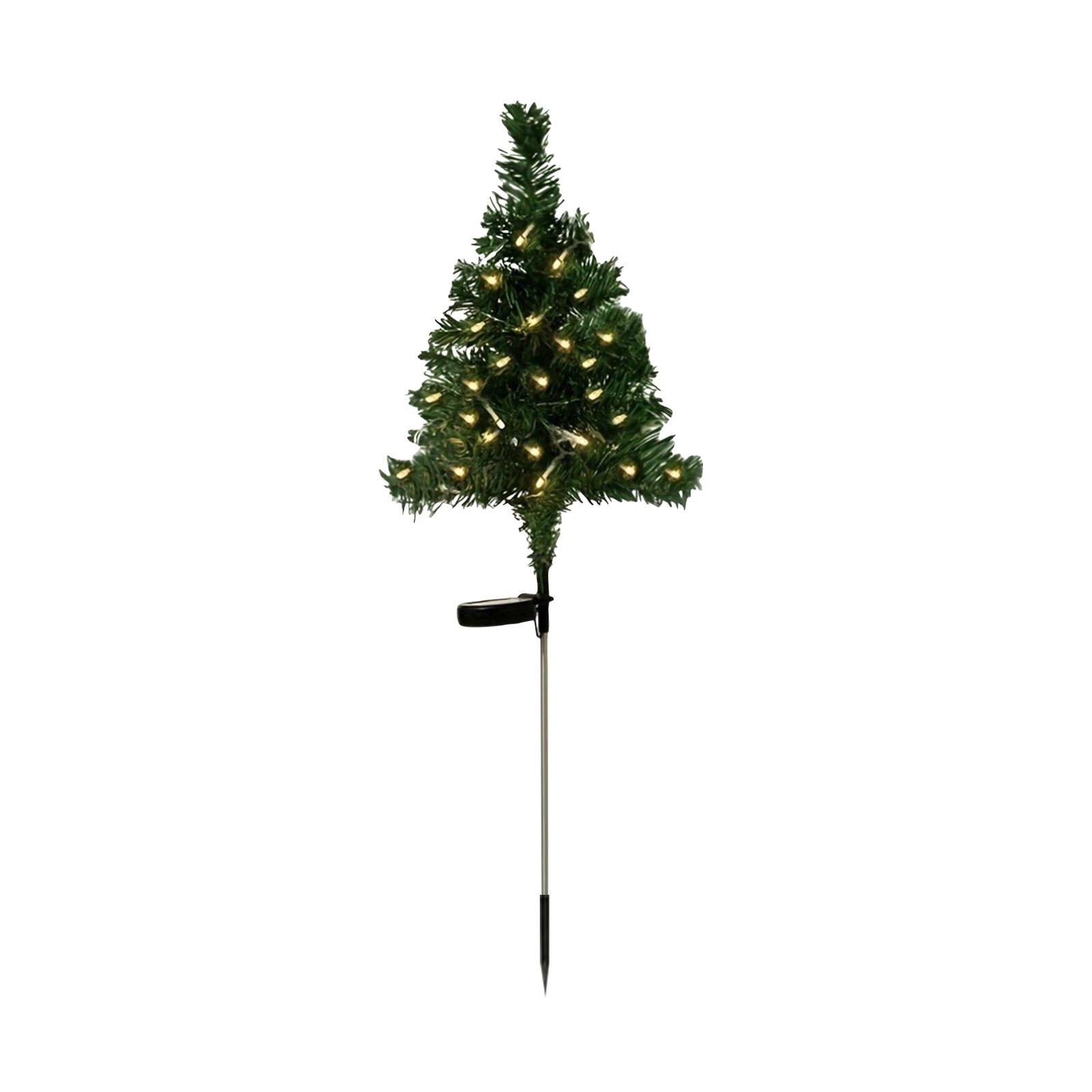 

Solar Christmas Tree Garden Lights Outdoor Christmas Decorations, 8 Modes, Suitable For Pathways, Patios And Courtyard Holiday Lighting One Size