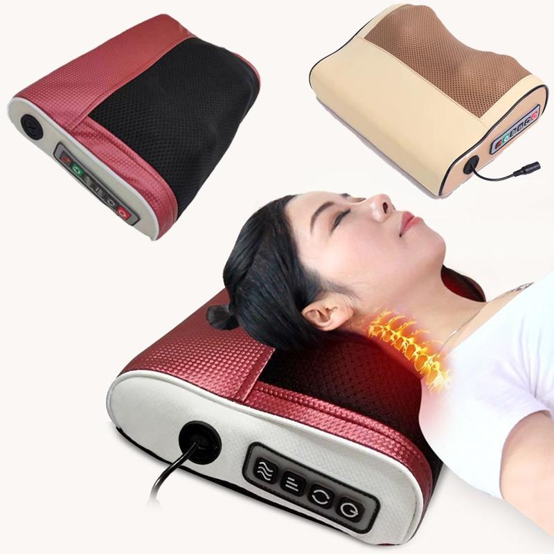 Multi Functional Neck and Shoulder Massager Household Neck and Back Kneading Tool with Multiple Adjustable Hot Compress Massage