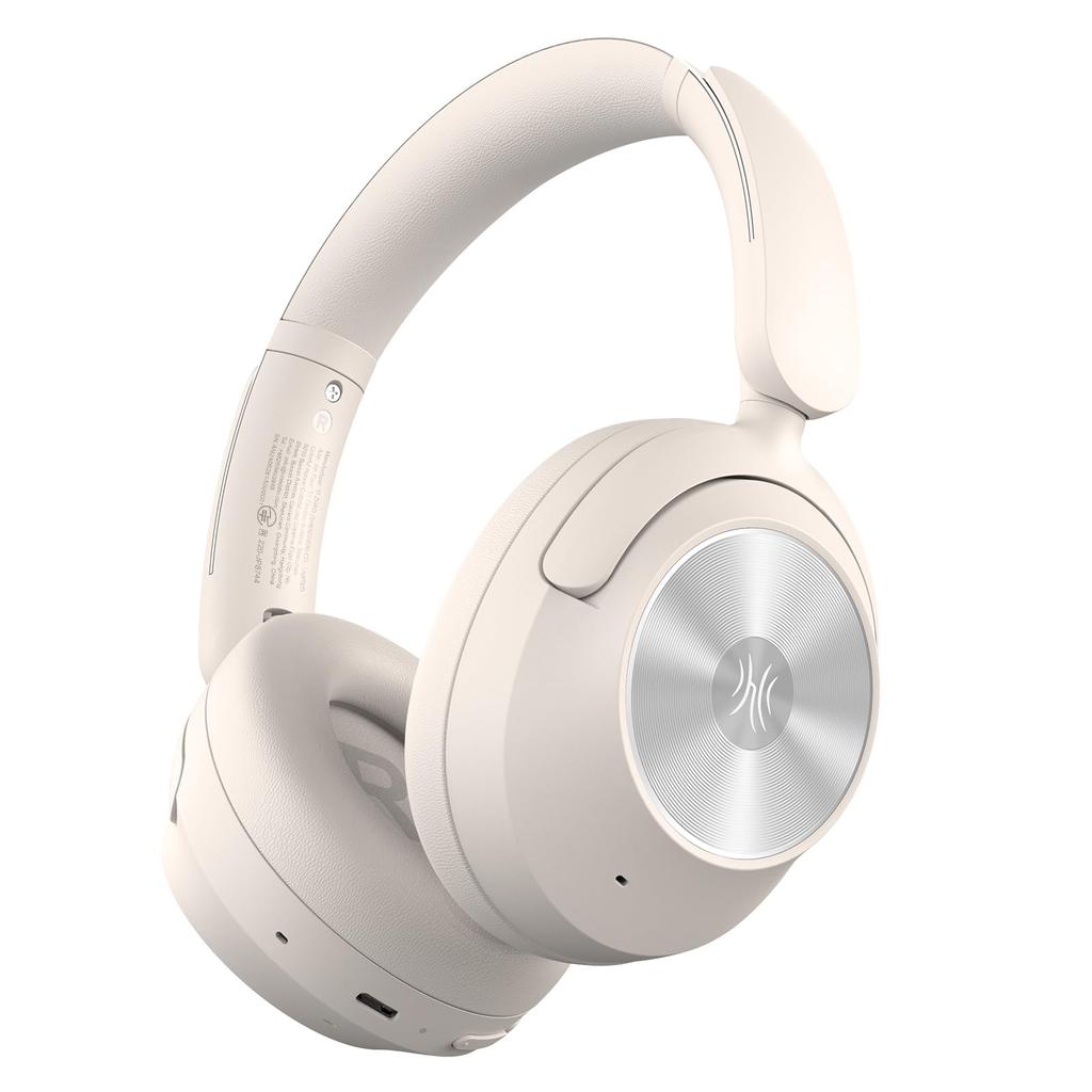 OneOdio Focus A6 Wireless Headphones, Noise Cancelling, Bluetooth 6.0, LDAC Compatible, WirelessWired, High-Resolution Audio, 75 Hours Music
