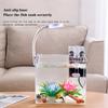 Small Fish Tank with Wall Mounted Filter LED Clamp Light High Lightweight Fish Aquatic Pet Supplies Aquariums for Home Decor