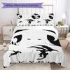 Skyrim Pattern Bedding Uilt Set Uilt Cover Pillowcase Home Decoration Birthday Gift (1 * Duvet Cover + 2 * Pillowcase Without Core)167