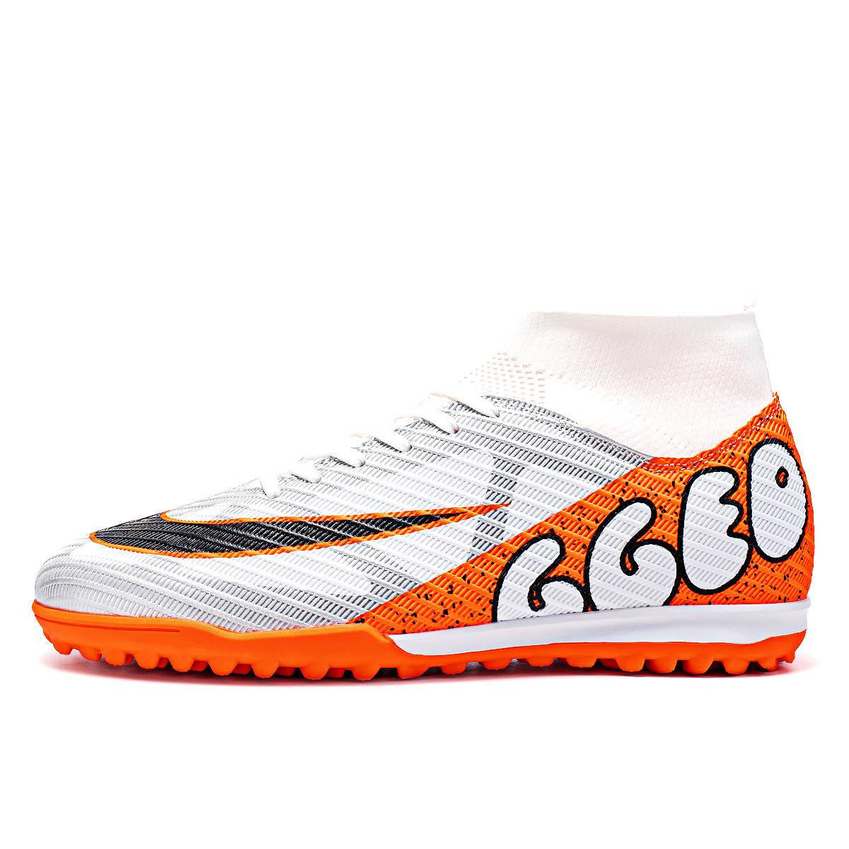 

Foreign trade high-top football shoes men and women teenagers artificial turf long nails broken nails manufacturers spot direct sales non-slip 35