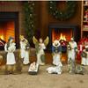 11pcs Christmas Jesus Birth Scene Set Resin Jesus Trench Statue Holy Baby Jesus Ornament Religious Christian Holiday Gift