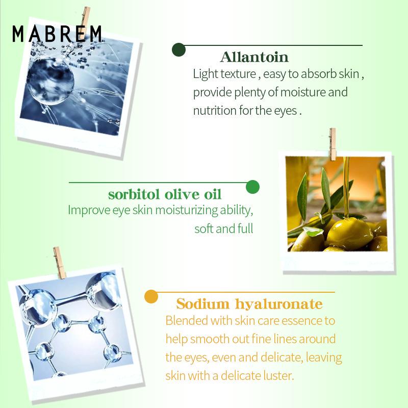 Rich And Delicate Eye Cream Anti-Wrinkle Anti-aging Peptide Collagen Repair Remover Dark Circles Fat Granule Moisturizing