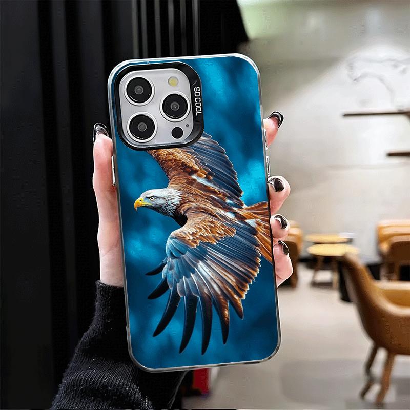 Bald Eagle Cool Soft Phone Case for iPhone 15 16 17 Pro Max 17Air 16E 14 Plus 13 12 Mini Shockproof Cover Back Shell