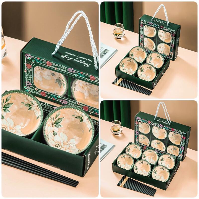 

European Camellia Ceramic Dinnerware Set