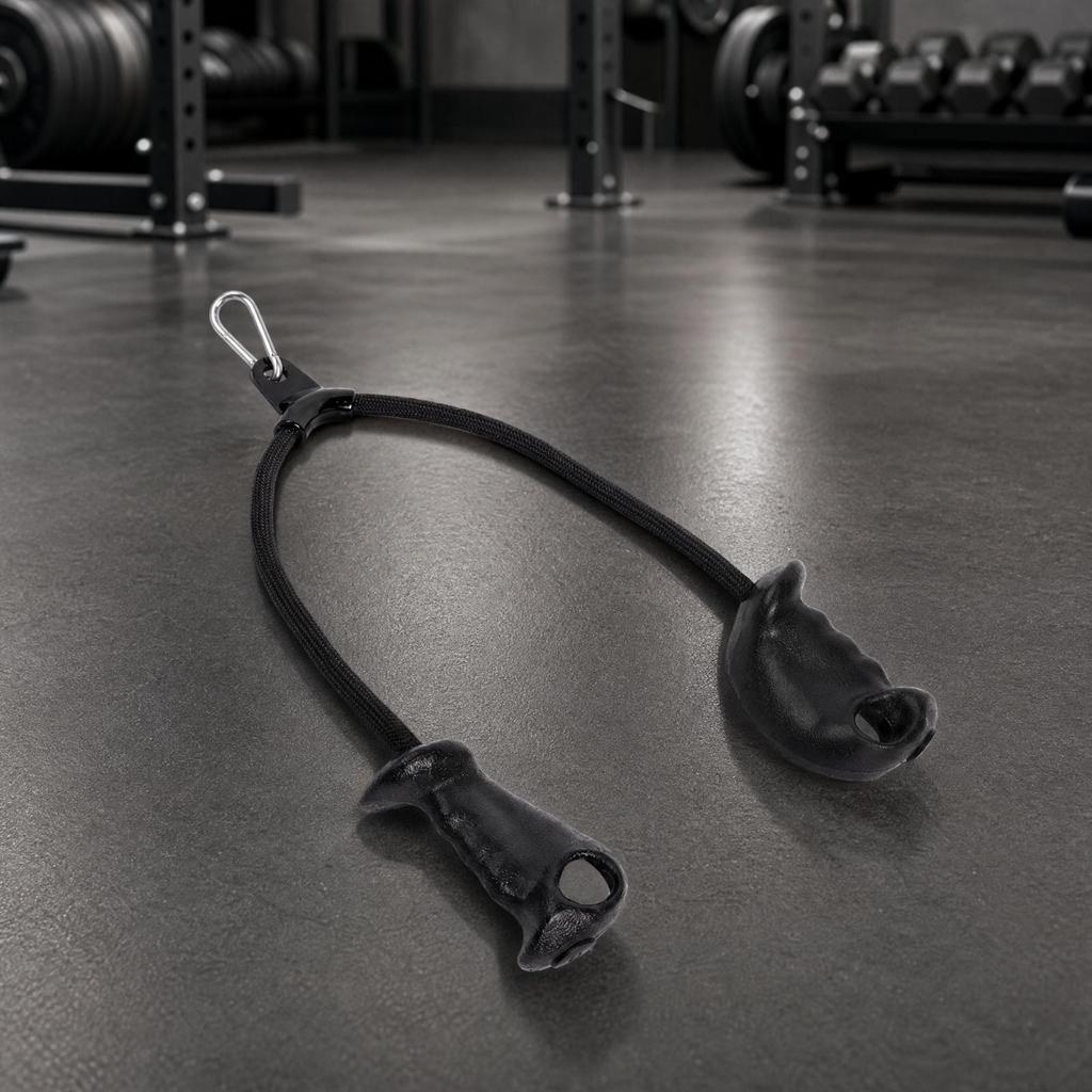 Ergonomic Pilates Strap with Hook | Textured Braided Cord, Fitness Equipment,
