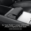SMABEE for 2025 2026 Tesla Model Y Launch Juniper/ Model 3 2025 Car Glasses Tray Center Console Armrest Storage Box Organizer