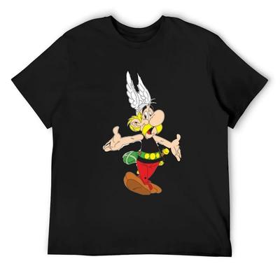 Asterix T-Shirt Plus Size Clothes Summer Top Funny Shirt Cotton Boys Whites T Shirts Men