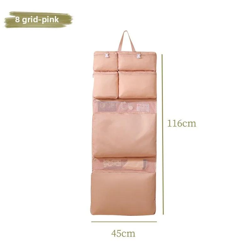 Foldable Organizer Hanging Bag for Travel, Storage Hanging Bags with Pockets - Daily Clothes Sorting Storage, Multi-Compartment