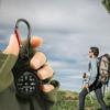 Mini Survival Compass with Carabiner Portable Hanging Pocket Compass Lightweight Navigation Tool for Mountaineering Backpacking
